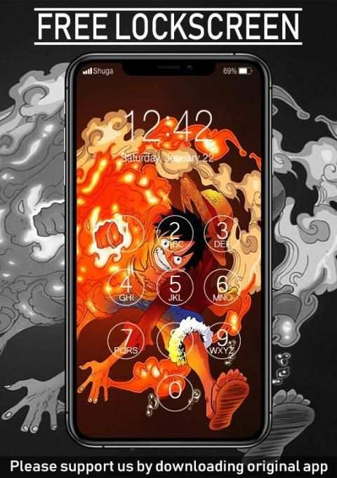 one piece lock screen wallpaper screenshot 2