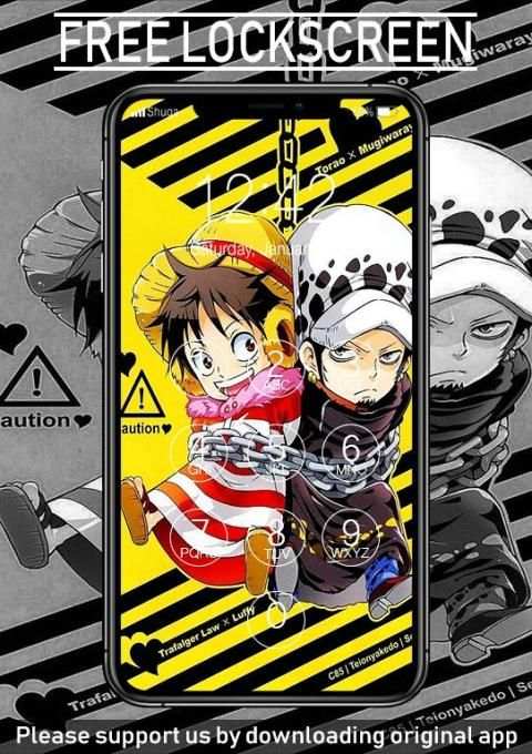 one piece lock screen wallpaper screenshot 1