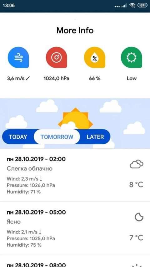 Weather Widget - погода screenshot 2
