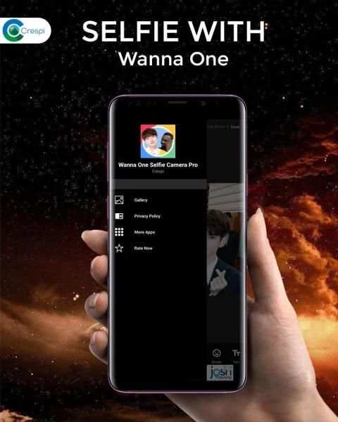 Wanna One Selfie Camera Pro screenshot 1