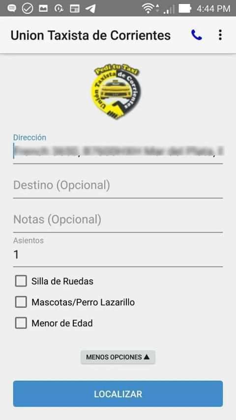 Union Taxistas de Corrientes screenshot 2
