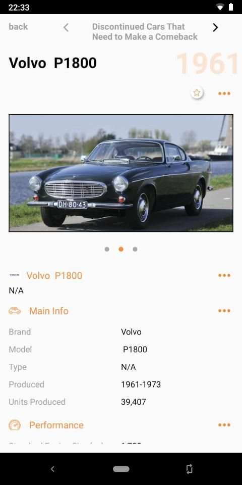 Classic Car Encyclopedia स्क्रीनशॉट 1