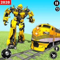 Futuristic Train Transforming Robot Games