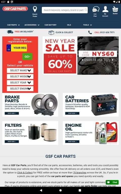 Buy Auto Parts In UK – Car Parts Online Shopping screenshot 2