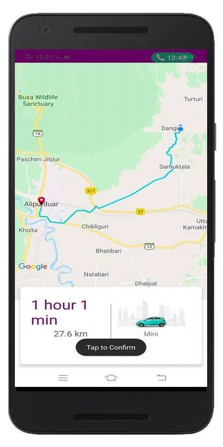 oXoRide User App स्क्रीनशॉट 2