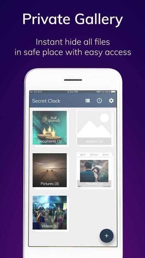 Clock Vault - Secret Photo Video Locker screenshot 2