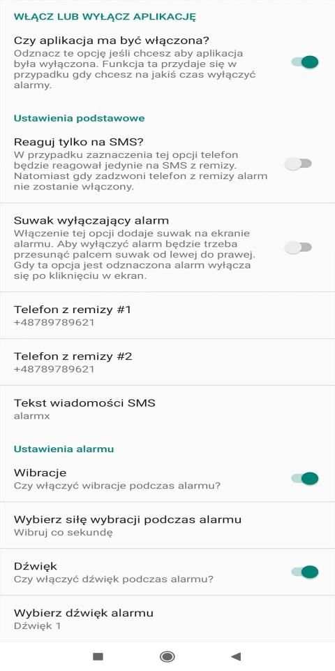 Alarm OSP screenshot 4