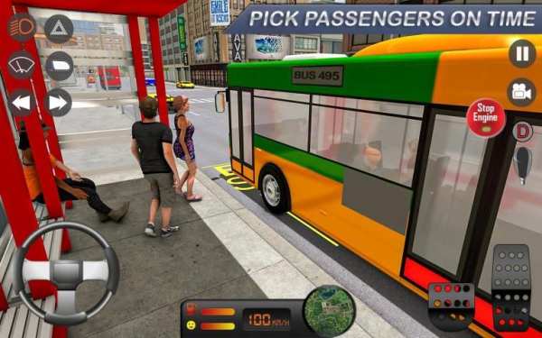 Coach Bus Simulation game: Driving simulator screenshot 7