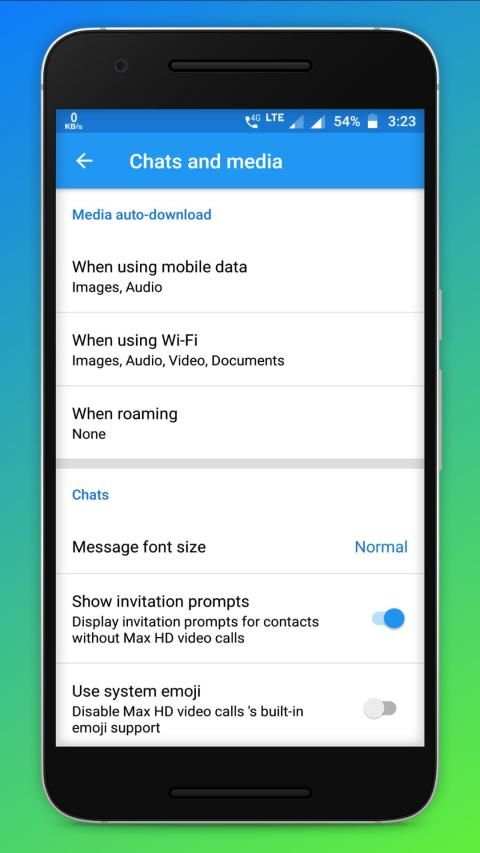 Max HD video calls screenshot 1