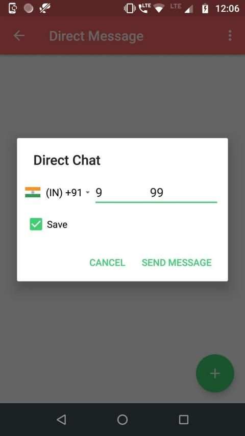 WhatsDirect - Send message without saving number screenshot 2