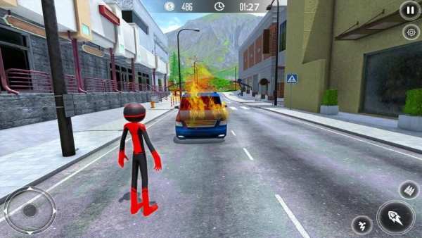 Stickman Crime City Game screenshot 8