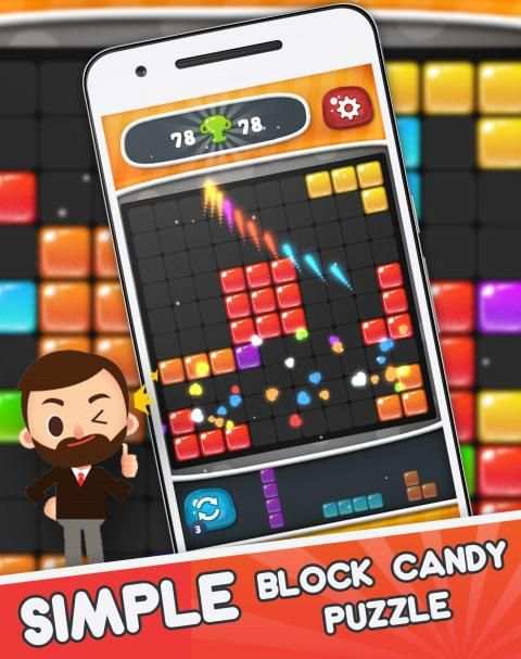 Candy Block Puzzle Game स्क्रीनशॉट 4