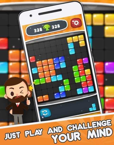 Candy Block Puzzle Game स्क्रीनशॉट 3