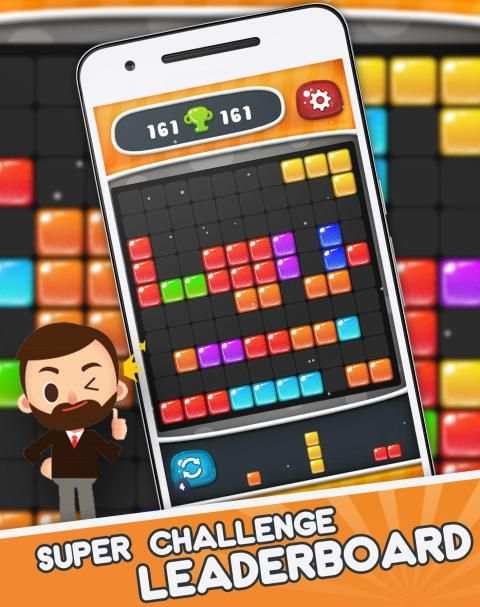 Candy Block Puzzle Game स्क्रीनशॉट 2