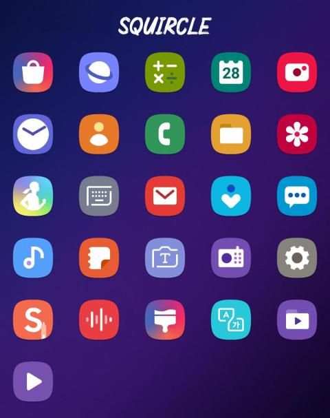 Samsung ONEUI Adaptive Icon Pack screenshot 2