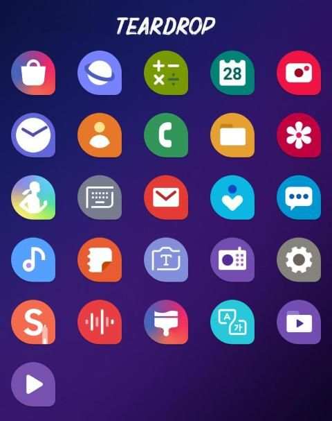 Samsung ONEUI Adaptive Icon Pack screenshot 1