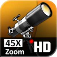 Telescope 45x Zoom Camera (PHOTO and VIDEO) on 9Apps