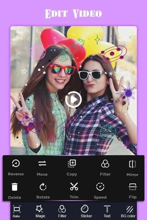 Filmovie Video Editor, Video Maker, Image to Video स्क्रीनशॉट 2
