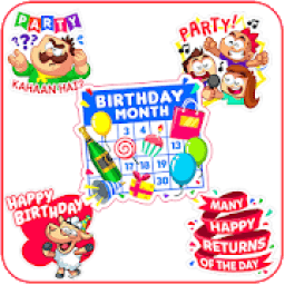 Happy Birthday Stickers - Party Stickers icon