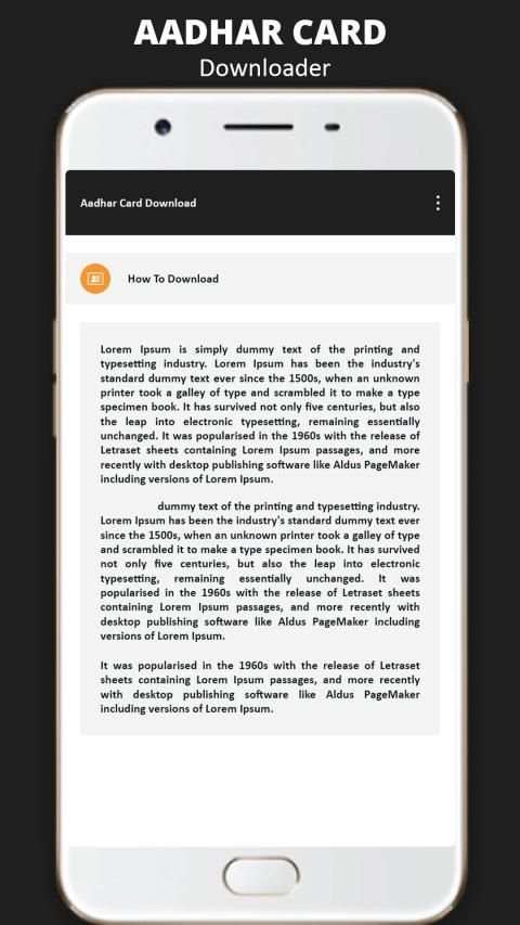 How to Download Adhaar Card screenshot 1