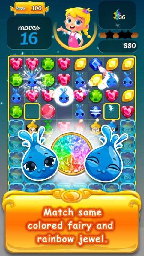 New Jewel Pop Story: Puzzle World screenshot 1