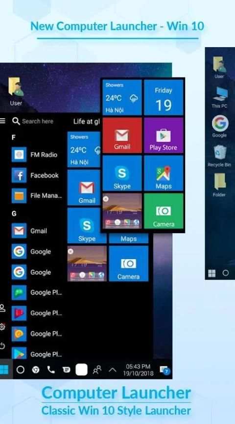 Computer Launcher For Win 10 Desktop Launcher 2020 screenshot 5
