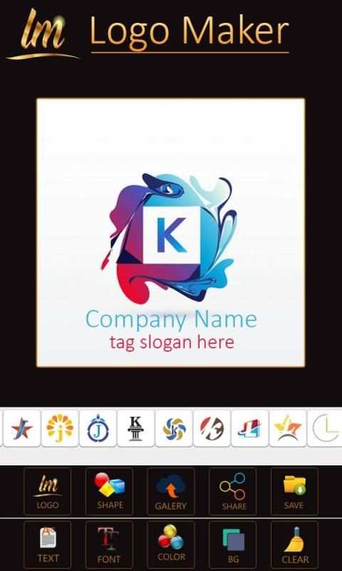 Logo Maker For Business Logo Design स्क्रीनशॉट 2