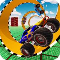 3D Monster Truck Tricky Stunts