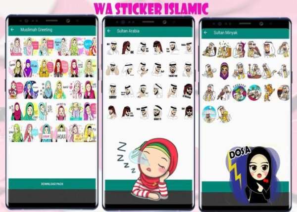 WA Sticker Islamic Cute WAStickerApps for WhatsApp screenshot 5