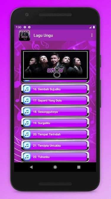 Lagu Ungu Populer Offline screenshot 2
