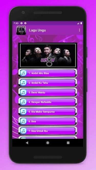 Lagu Ungu Populer Offline screenshot 4