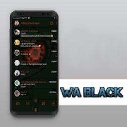 ikon GB WA Mod Black Tema Terbaru