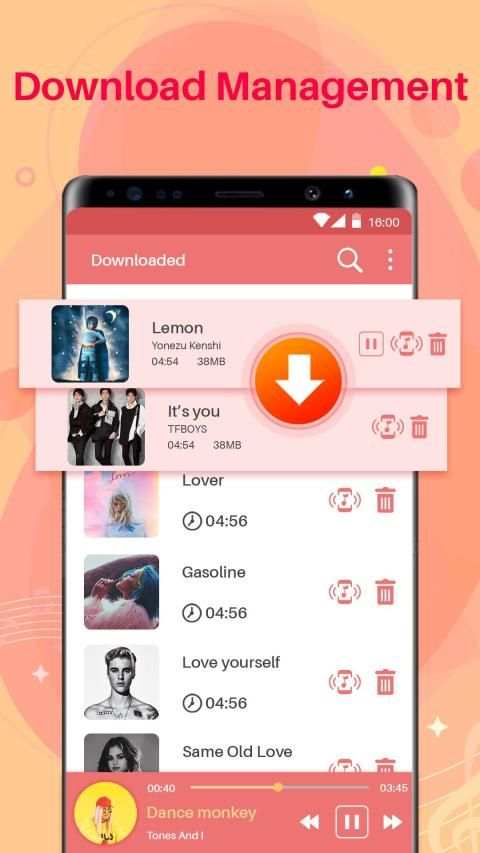 Free Music Downloader - Mp3 Player : Endless music screenshot 5
