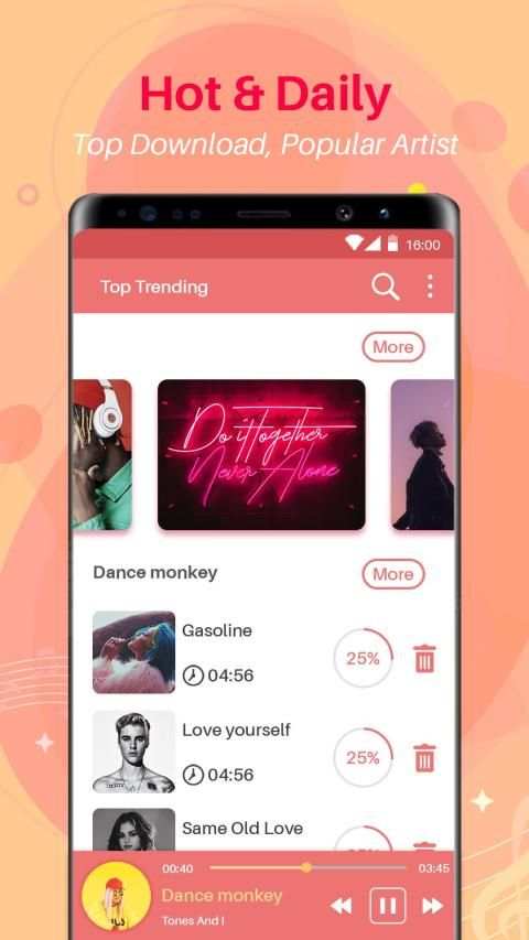 Free Music Downloader - Mp3 Player : Endless music screenshot 7