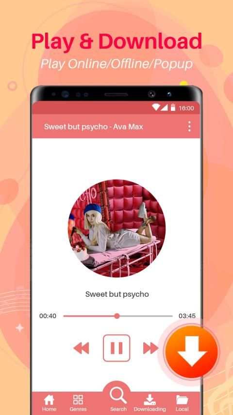 Free Music Downloader - Mp3 Player : Endless music screenshot 8