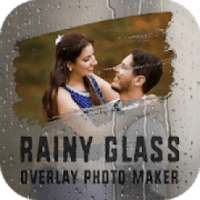 Rainy Glass Photo : Overlay Photo Maker on 9Apps