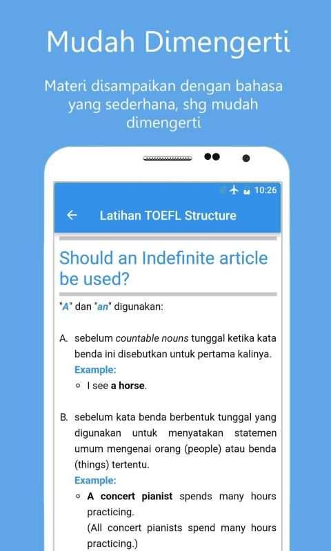 Latihan TOEFL® Structure screenshot 4