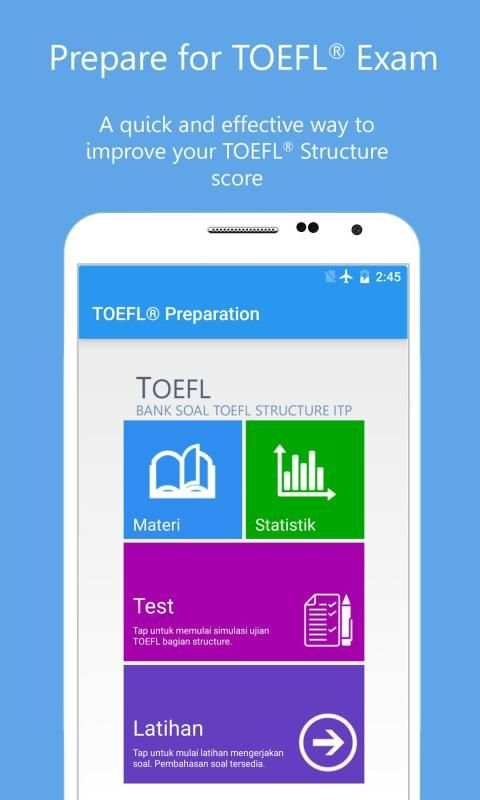 Latihan TOEFL® Structure screenshot 6