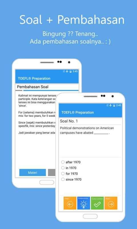 Latihan TOEFL® Structure screenshot 3