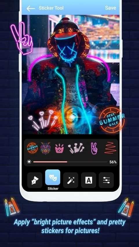 Neon Light Photo Effects - Photo Light Effects screenshot 6
