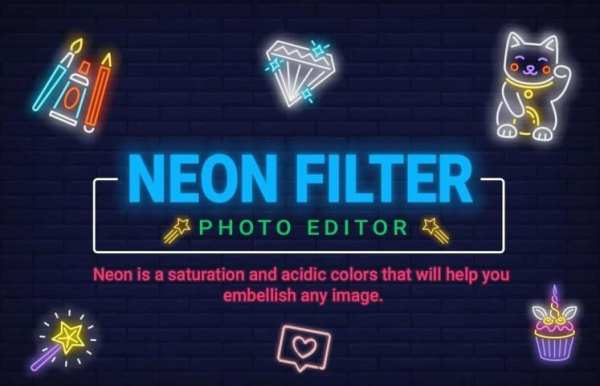 Neon Light Photo Effects - Photo Light Effects screenshot 1