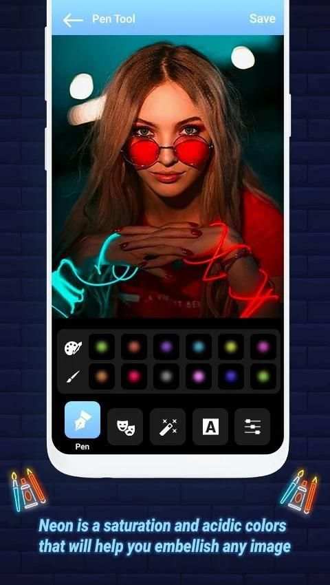 Neon Light Photo Effects - Photo Light Effects screenshot 7
