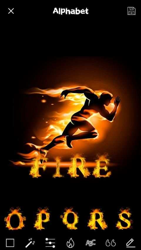Fire Photo Frame Editor screenshot 3