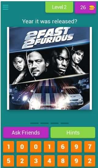Fast and Furious Quiz screenshot 2