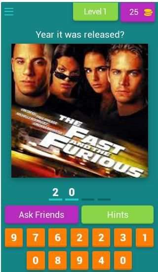 Fast and Furious Quiz screenshot 4