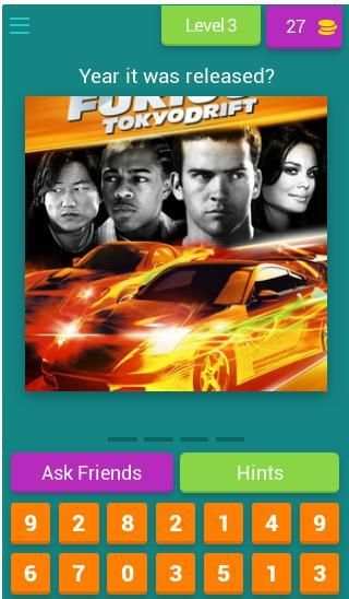 Fast and Furious Quiz screenshot 1