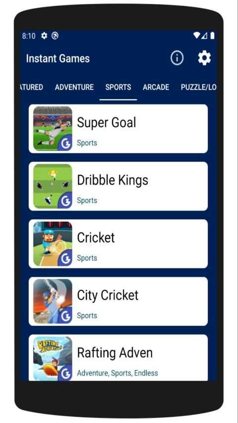 Instant Games: Mini Games screenshot 3