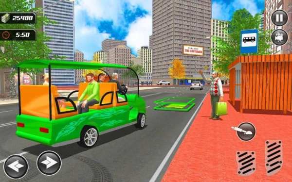 Smart Taxi Shopping Mall Driving Simulator 2019 screenshot 6