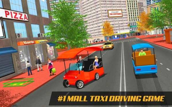 Smart Taxi Shopping Mall Driving Simulator 2019 screenshot 5