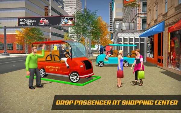 Smart Taxi Shopping Mall Driving Simulator 2019 screenshot 9
